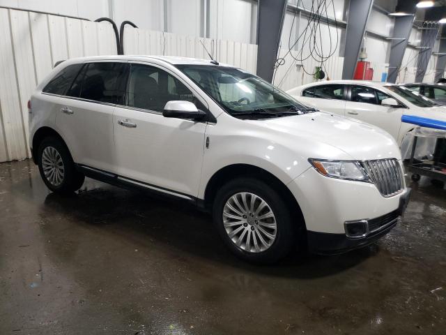 2LMDJ8JK2DBL45306 - 2013 LINCOLN MKX WHITE photo 4