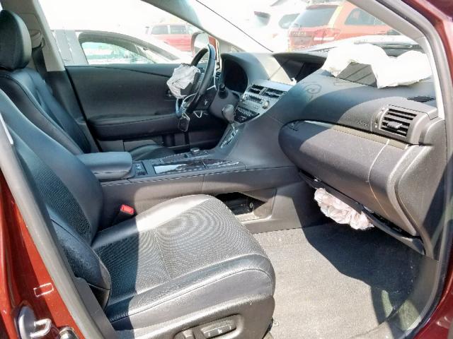 2T2BK1BAXDC183915 - 2013 LEXUS RX 350 BASE  photo 5