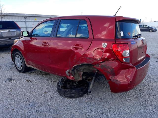 JTKKU4B45B1011411 - 2011 TOYOTA SCION XD RED photo 2