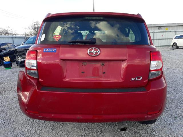 JTKKU4B45B1011411 - 2011 TOYOTA SCION XD RED photo 6