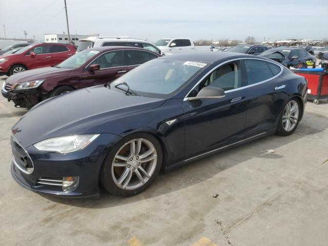 5YJSA1CGXDFP04265 - 2013 TESLA MODEL S ლურჯი ფოტო 1