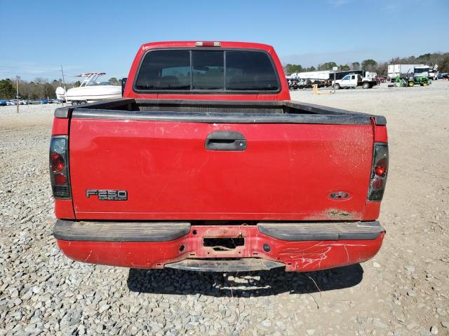 1FTNW21S23EC09599 - 2003 FORD F250 SUPER DUTY RED photo 6