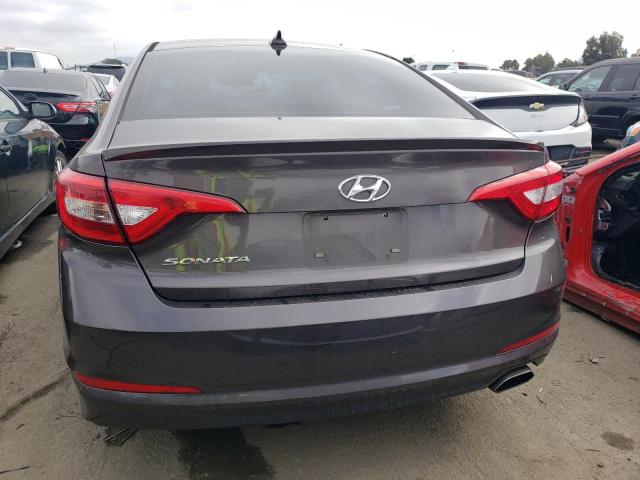 5NPE24AF6HH462524 - 2017 HYUNDAI SONATA SE GRAY photo 6