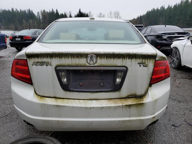 19UUA66215A054680 - 2005 ACURA TL WHITE photo 6