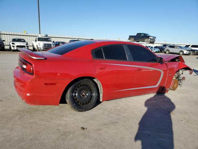 2C3CDXCT2CH103912 - 2012 DODGE CHARGER R/T RED photo 3