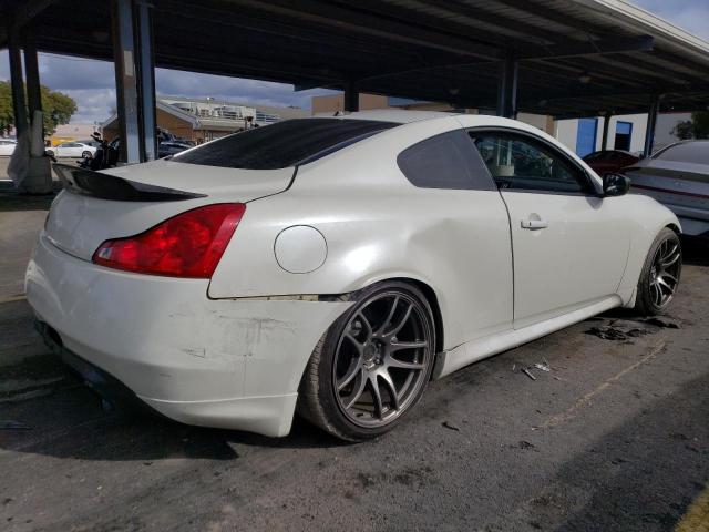 JNKCV64E68M105524 - 2008 INFINITI G37 BASE WHITE photo 3