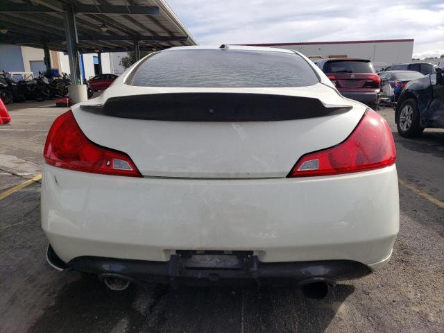 JNKCV64E68M105524 - 2008 INFINITI G37 BASE WHITE photo 6