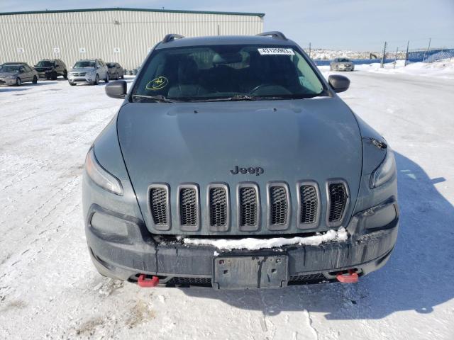 1C4PJMBB7FW509283 - 2015 JEEP CHEROKEE TRAILHAWK GRAY photo 5