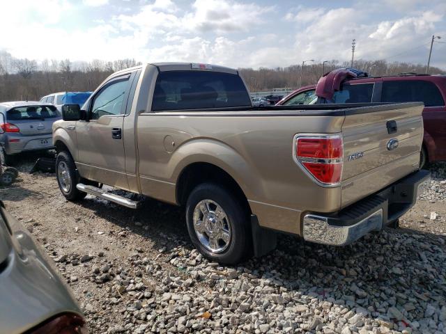 1FTMF1CF3EFB15881 - 2014 FORD F150 BEIGE photo 2