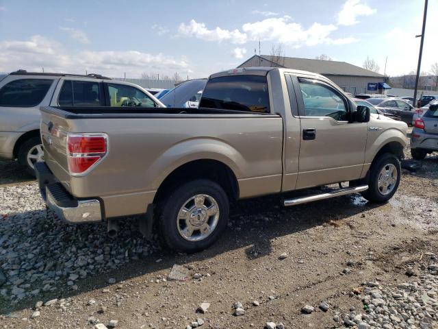 1FTMF1CF3EFB15881 - 2014 FORD F150 BEIGE photo 3