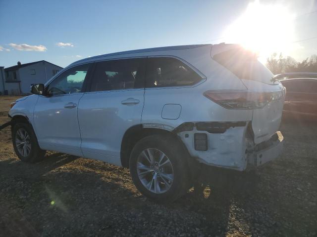 5TDJKRFH5FS164625 - 2015 TOYOTA HIGHLANDER XLE 白色 照片 2
