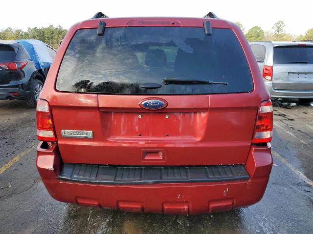 1FMCU0D79CKB58589 - 2012 FORD ESCAPE XLT RED photo 6