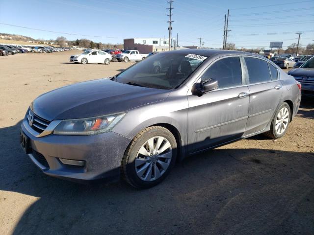 1HGCR2F80DA180657 - 2013 HONDA ACCORD EXL GRAY photo 1