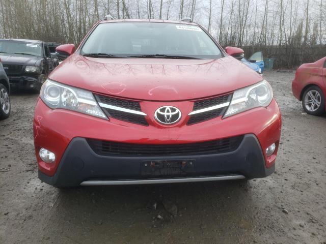 JTMRFREV9FD139947 - 2015 TOYOTA RAV4 XLE RED photo 5