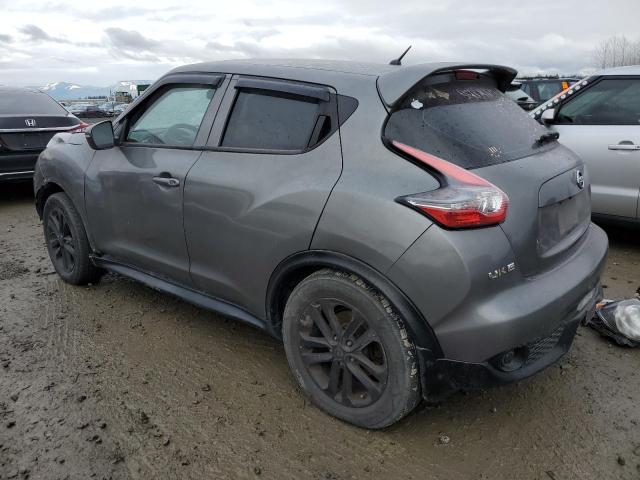 JN8AF5MV2FT562810 - 2015 NISSAN JUKE S GRAY photo 2