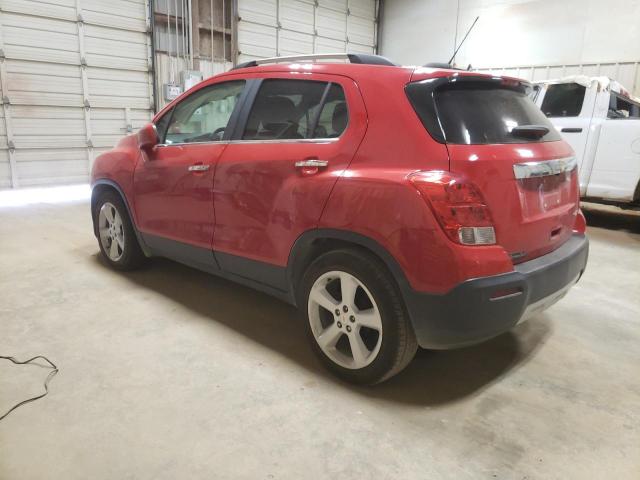 KL7CJMSB8GB644387 - 2016 CHEVROLET TRAX LTZ RED photo 2