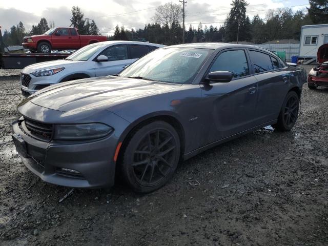 2C3CDXCT0FH765590 - 2015 DODGE CHARGER R/T GRAY photo 1