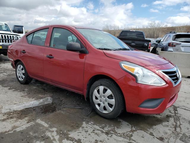 3N1CN7APXFL947063 - 2015 NISSAN VERSA S RED photo 4