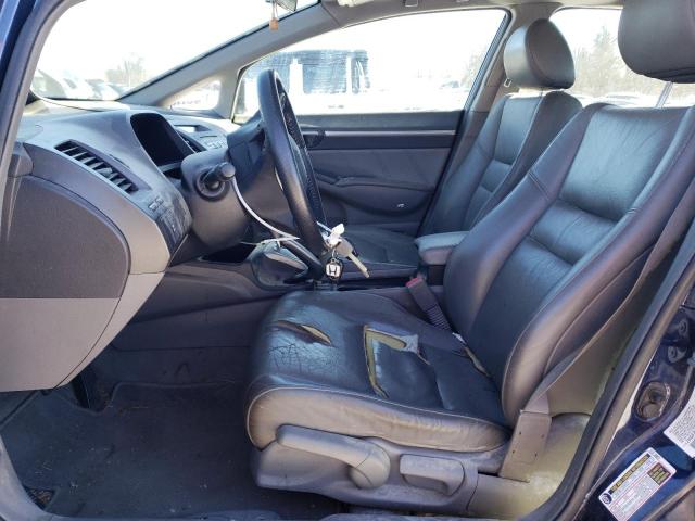 2HGFA16929H510735 - 2009 HONDA CIVIC EXL ლურჯი ფოტო 7
