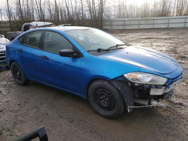 1C3CDFAA7FD247601 - 2015 DODGE DART SE BLUE photo 4