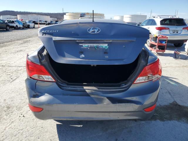 KMHCT4AE5FU931211 - 2015 HYUNDAI ACCENT GLS GRAY photo 6