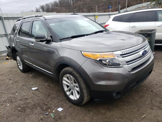 1FM5K8D82DGA97046 - 2013 FORD EXPLORER XLT GRAY photo 4