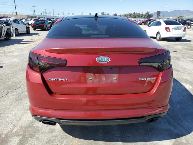 5XXGR4A62CG039318 - 2012 KIA OPTIMA SX RED photo 6