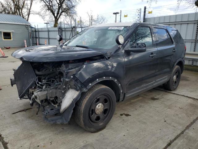 1FM5K8AR4DGC21105 - 2013 FORD EXPLORER POLICE INTERCEPTOR GRAY photo 1