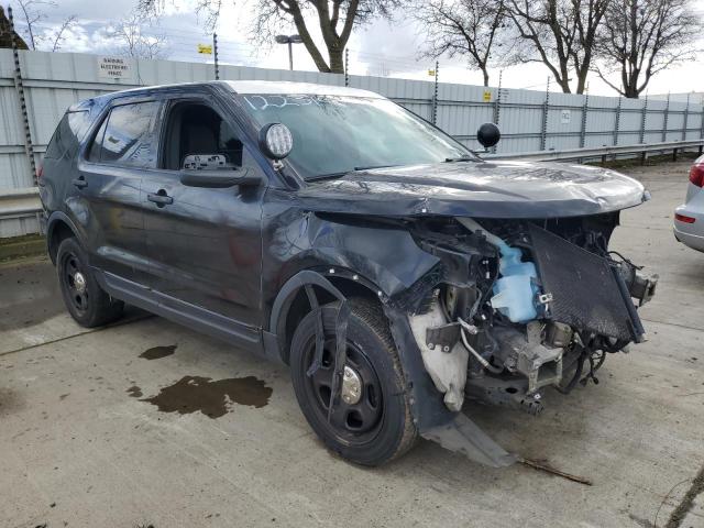 1FM5K8AR4DGC21105 - 2013 FORD EXPLORER POLICE INTERCEPTOR GRAY photo 4