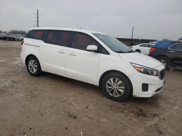 KNDMA5C10G6176036 - 2016 KIA SEDONA L WHITE photo 4