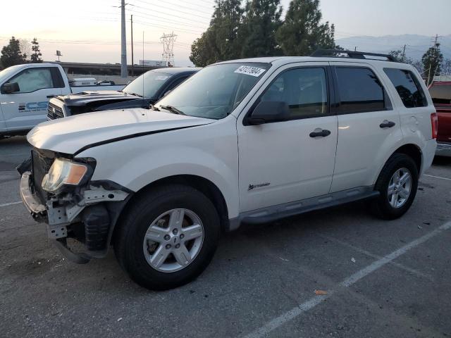 1FMCU49379KC39385 - 2009 FORD ESCAPE HYBRID WHITE photo 1