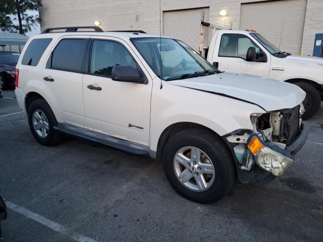 1FMCU49379KC39385 - 2009 FORD ESCAPE HYBRID WHITE photo 4