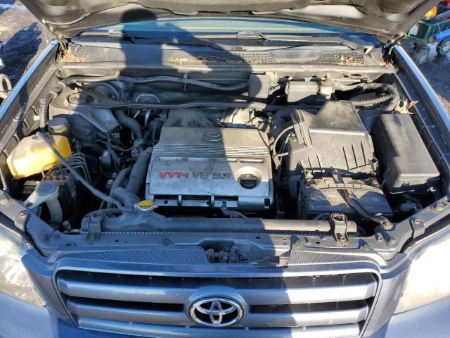 JTEEP21A240056186 - 2004 TOYOTA HIGHLANDER BLUE photo 11