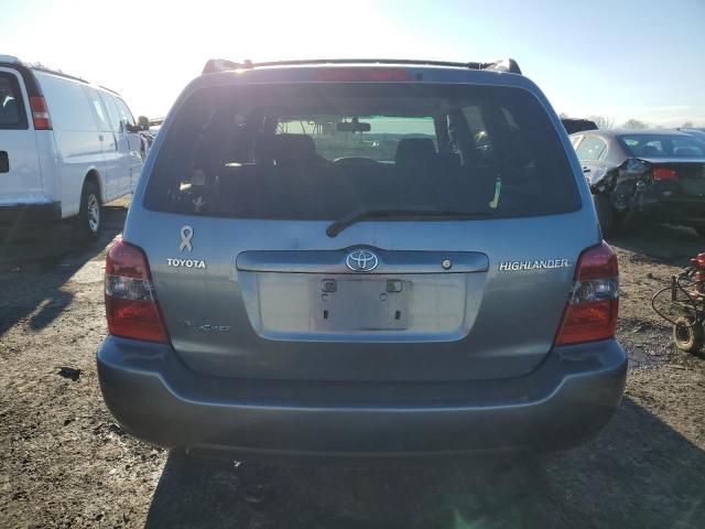 JTEEP21A240056186 - 2004 TOYOTA HIGHLANDER BLUE photo 6