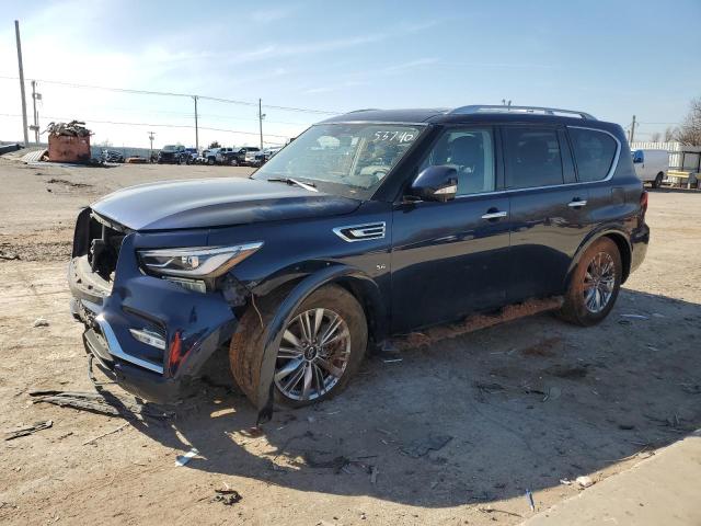 JN8AZ2NE0L9253740 - 2020 INFINITI QX80 LUXE BLUE photo 1