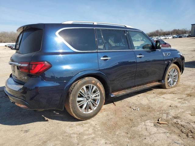 JN8AZ2NE0L9253740 - 2020 INFINITI QX80 LUXE BLUE photo 3