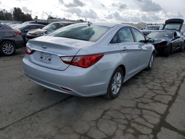 5NPEB4AC1DH681858 - 2013 HYUNDAI SONATA GLS SILVER photo 3