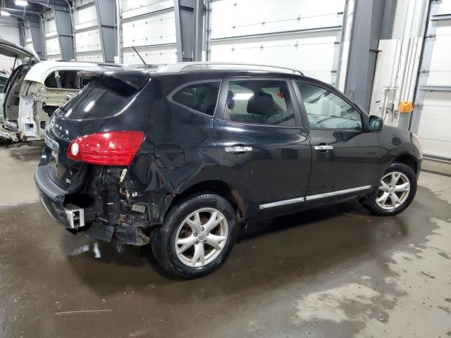 JN8AS5MT5BW573724 - 2011 NISSAN ROGUE S BLACK photo 3