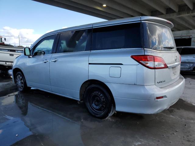 JN8AE2KP7C9046277 - 2012 NISSAN QUEST S SILVER photo 2