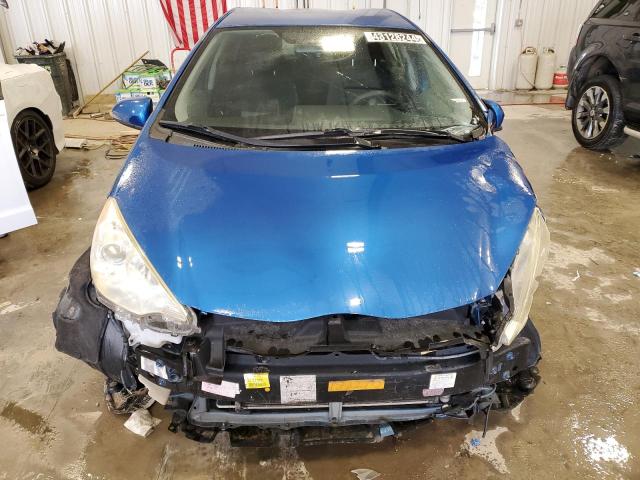 JTDKDTB36D1541219 - 2013 TOYOTA PRIUS C BLUE photo 5