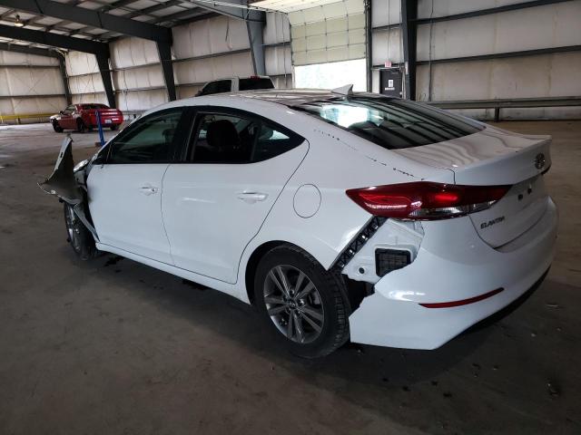 5NPD84LF0JH294327 - 2018 HYUNDAI ELANTRA SEL WHITE photo 2