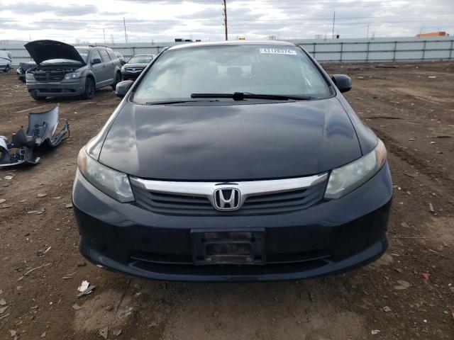 19XFB2F51CE039663 - 2012 HONDA CIVIC LX BLACK photo 5