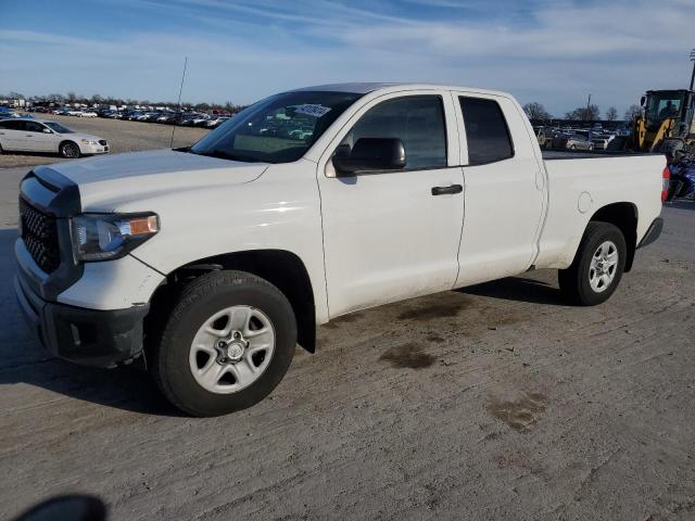 5TFRM5F12KX137329 - 2019 TOYOTA TUNDRA DOUBLE CAB SR/SR5 WHITE photo 1
