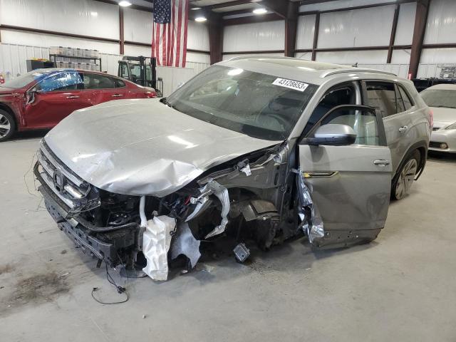 1V2JE2CA2NC231069 - 2022 VOLKSWAGEN ATLAS CROS SE ვერცხლისფერი ფოტო 1