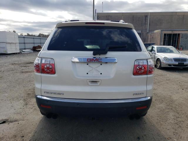 1GKKVRED2BJ312848 - 2011 GMC ACADIA SLT-1 WHITE photo 6