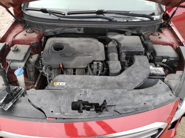 5NPE24AF7HH568173 - 2017 HYUNDAI SONATA SE BURGUNDY photo 11