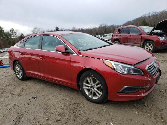 5NPE24AF7HH568173 - 2017 HYUNDAI SONATA SE BURGUNDY photo 4