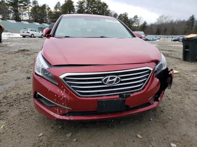 5NPE24AF7HH568173 - 2017 HYUNDAI SONATA SE BURGUNDY photo 5