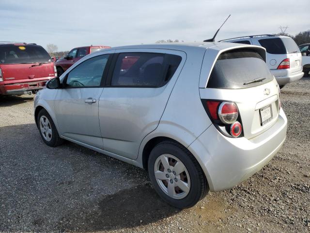 1G1JA6SGXD4145276 - 2013 CHEVROLET SONIC LS SILVER photo 2