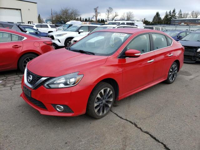 3N1AB7AP2GY300340 - 2016 NISSAN SENTRA S RED photo 1